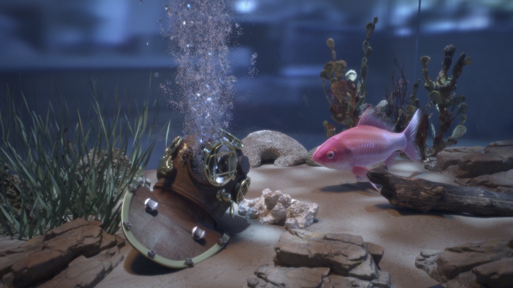 Underwater helmet